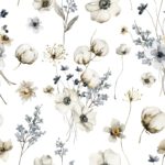 tapeta-cotton-and-flowers-pattern-ii