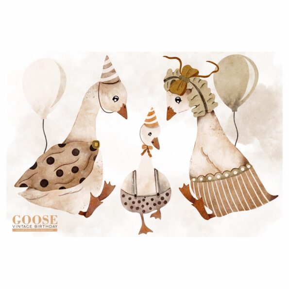goose-vintage-birthday-naklejki-do-pokoju-dziecka-zestaw-4 (1)