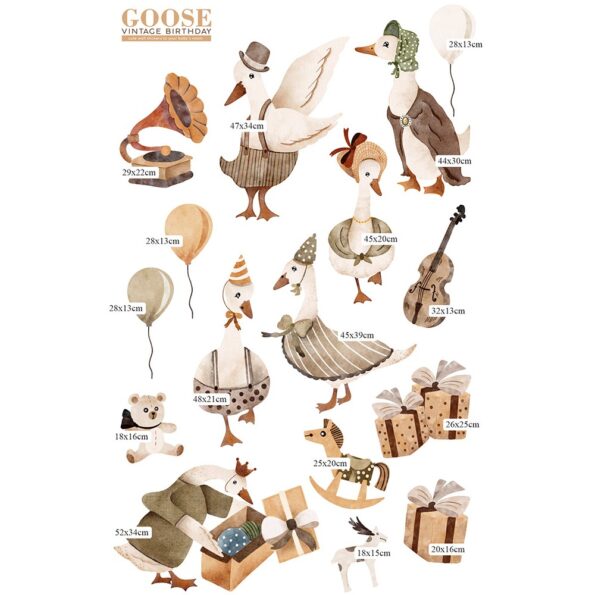goose-vintage-birthday-naklejki-do-pokoju-dziecka-zestaw-6 (2)