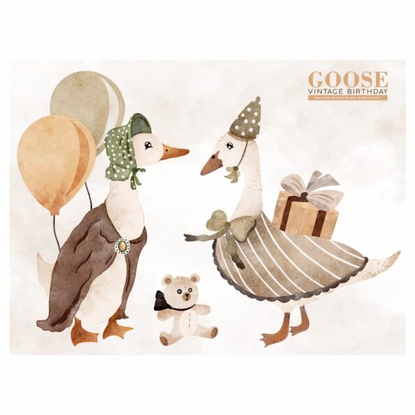 goose-vintage-birthday-naklejki-do-pokoju-dziecka-zestaw-8 (1)